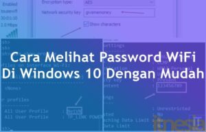 Cara Melihat Password WiFi Di Windows 10 Dengan Mudah