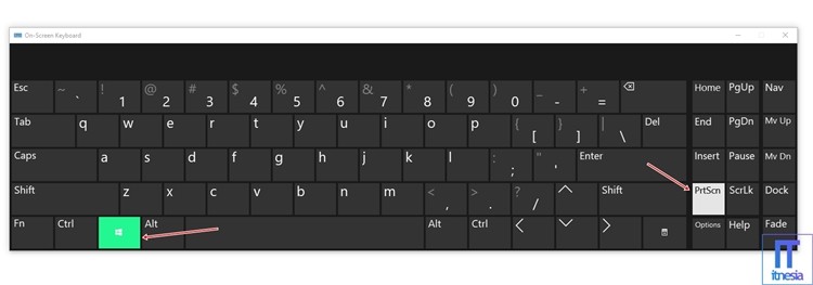 Cara Screenshot Di Laptop Tanpa Tombol PrtSc Menggunakan On Screen Keyboard