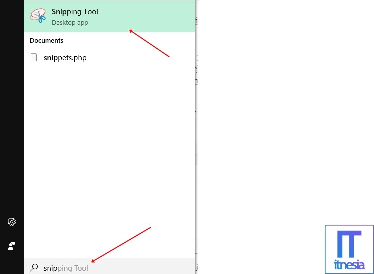 Cara Screenshot Di Laptop Tanpa Tombol PrtSc Menggunakan Snipping Tool
