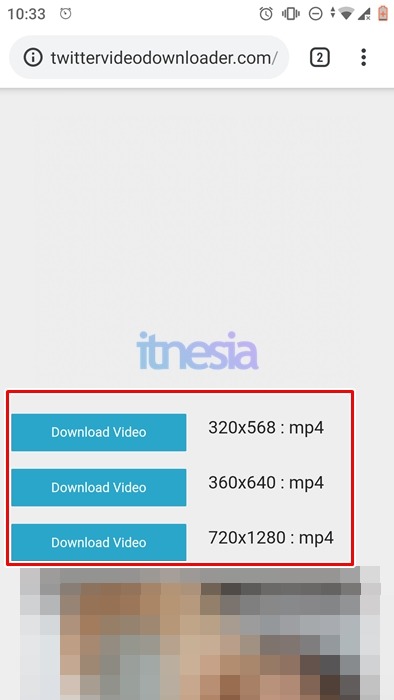 Cara Download Video Twitter Pada Smartphone Android & Iphone Pilihan Kualitas Video