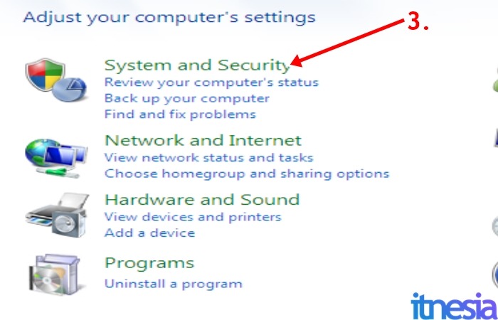 Cara Mematikan Auto Update Windows 7 - Jendela Control Panel Windows 7