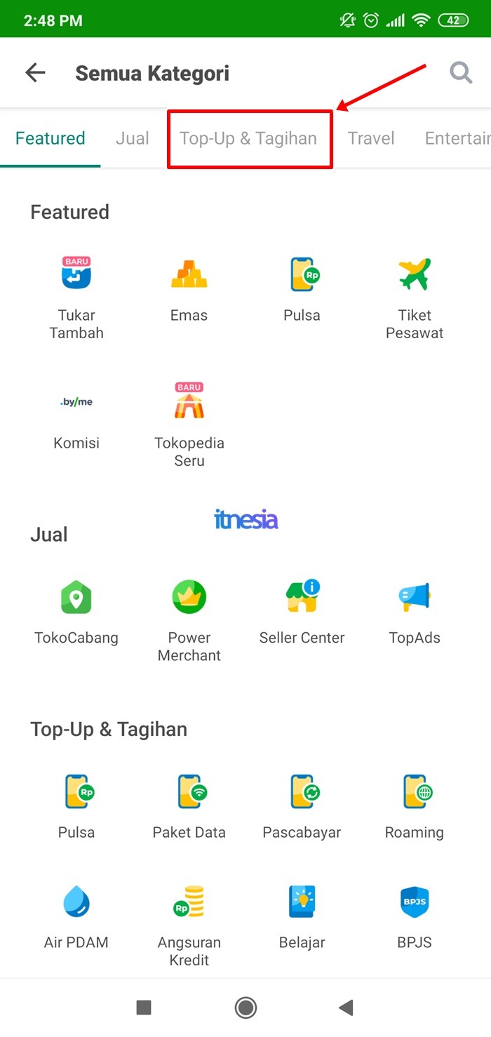 Semua Kategori Layanan Dan Penjualan Yang Ada Di Tokopedia