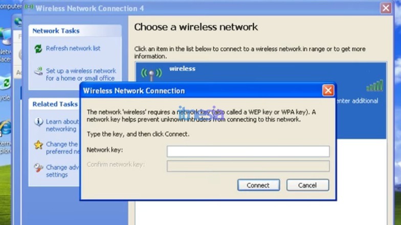 Proses Menghubungkan WiFi Ke Laptop Windows XP