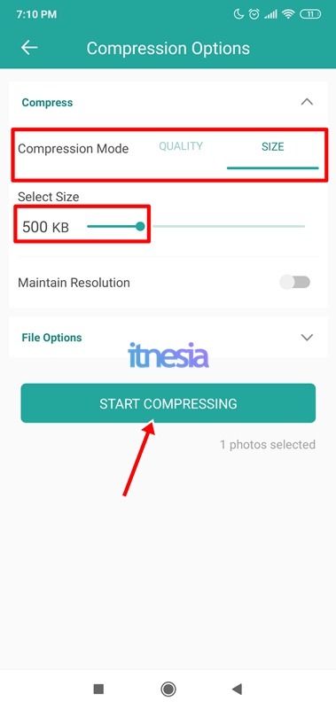 Pengaturan Saat Merubah File Size Pada Smartphone Android
