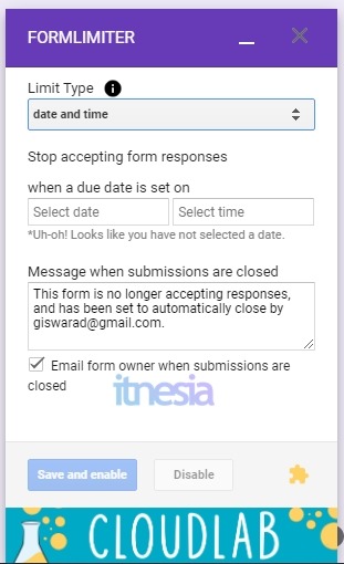 Cara Membatasi Pendaftar Di Google Form 10