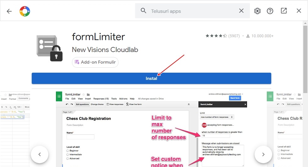 Cara Membatasi Pendaftar Di Google Form 3
