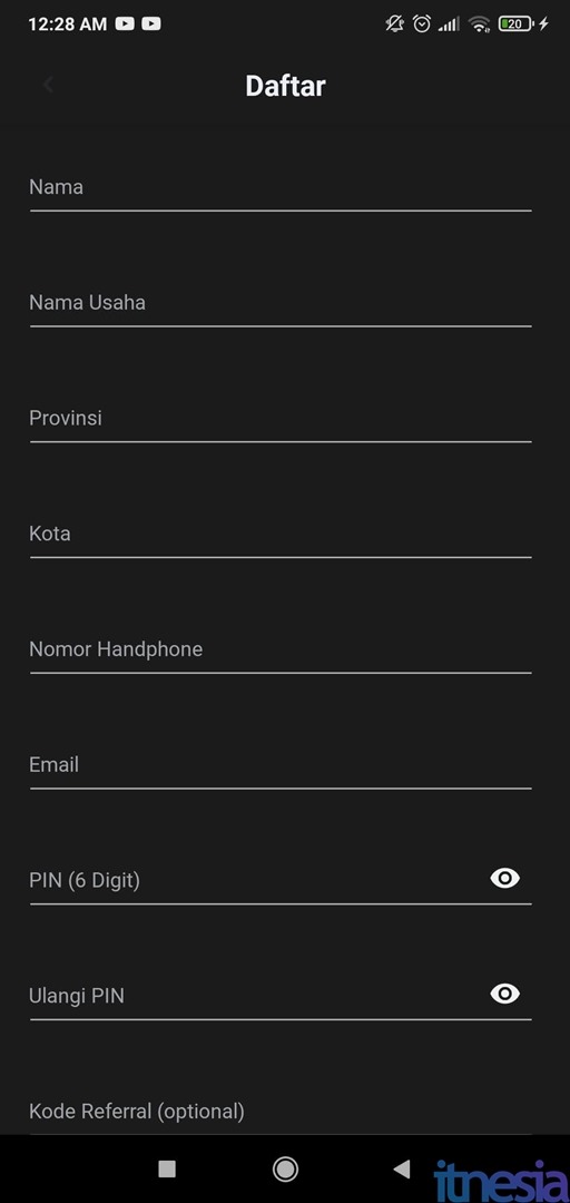 Cara Daftar Aplikasi Catatan Keuangan Bonum POS 2