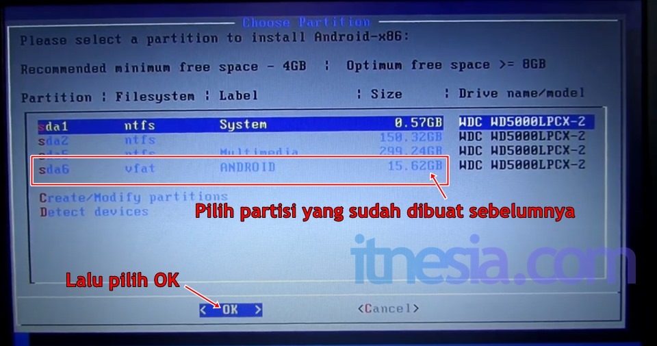 Cara Install Android X86 Pc Laptop Dual Boot Tanpa Virtualbox Itnesia