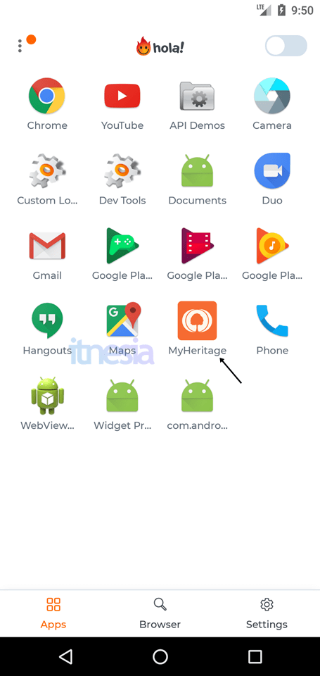 Cara Login My Heritage - Buka Aplikasi MyHeritage Melalui Aplikasi Hola VPN
