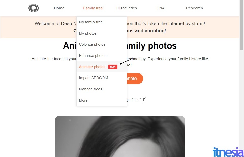 Cara Membuat Foto Menjadi Video Bergerak Melalui My Heritage 2021