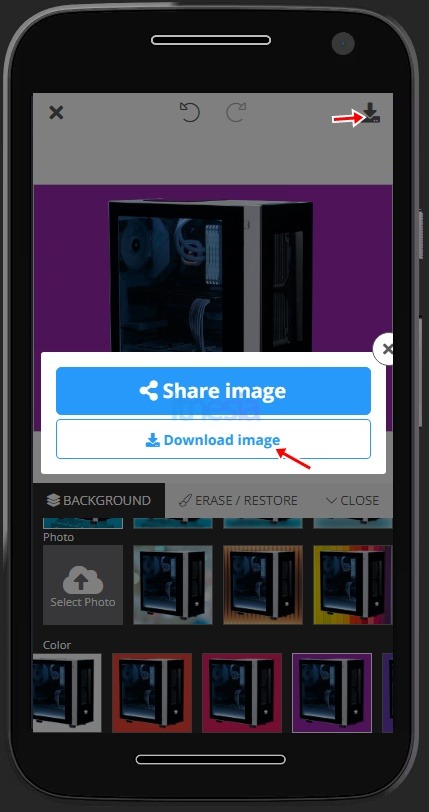 Cara Mengganti Background Foto Di HP - Download Foto Yang Sudah Diubah Background Nya