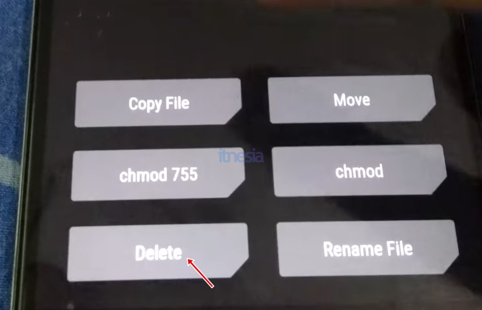 Cara Menghapus File Dari TWRP File Manager
