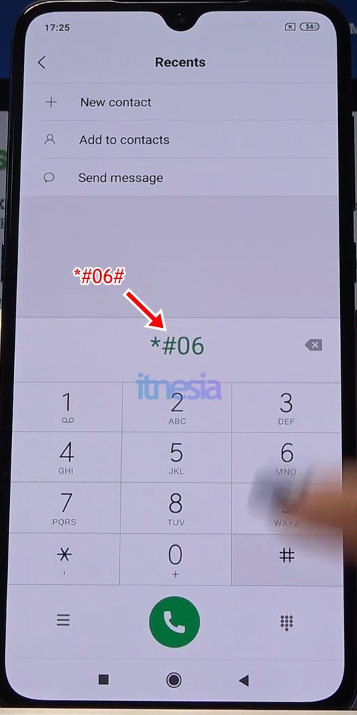 Telepon Nomor USSD *#06#